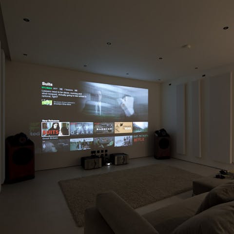Fire up the projector for movie nights