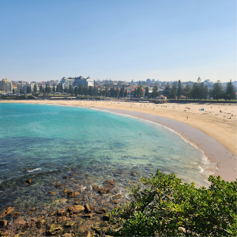 Stay just a few minutes' walk from Coogee Beach
