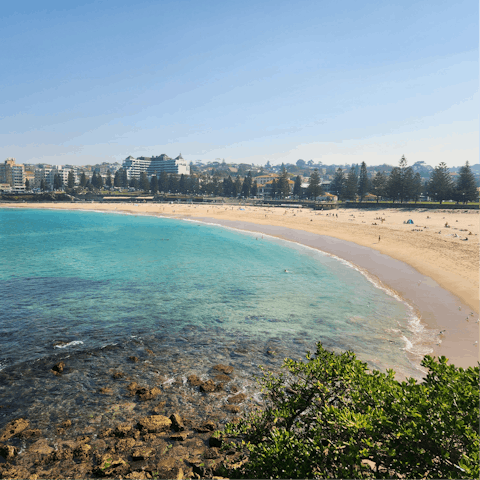 Stay just a few minutes' walk from Coogee Beach