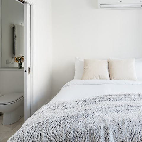 The en-suite bedrooms
