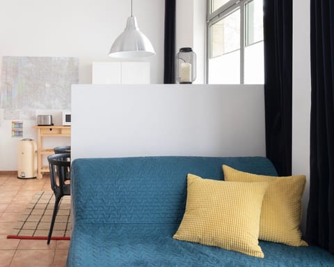 The open-plan layout