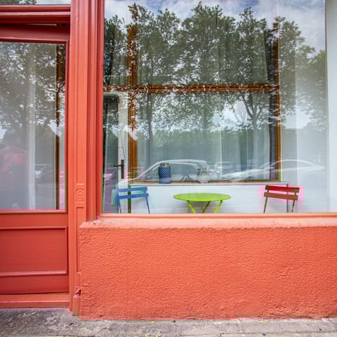 The unique shopfront facade