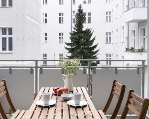 A cosy balcony