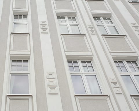 The striking Art Nouveau building