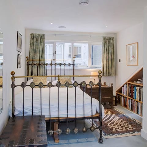 Head upstairs and get a good night's rest in the cosy bedrooms