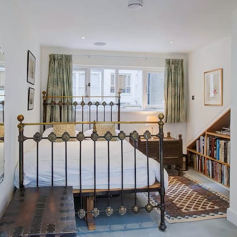 Head upstairs and get a good night's rest in the cosy bedrooms
