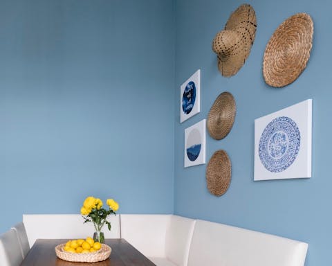 All of the wall decorations