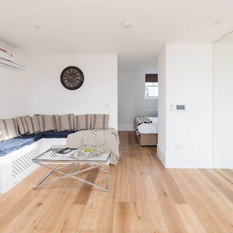Bright and airy living