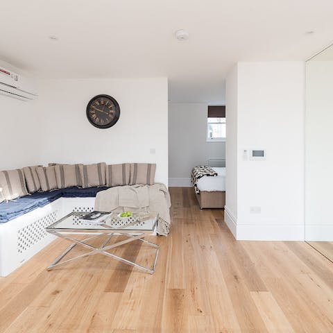 Bright and airy living