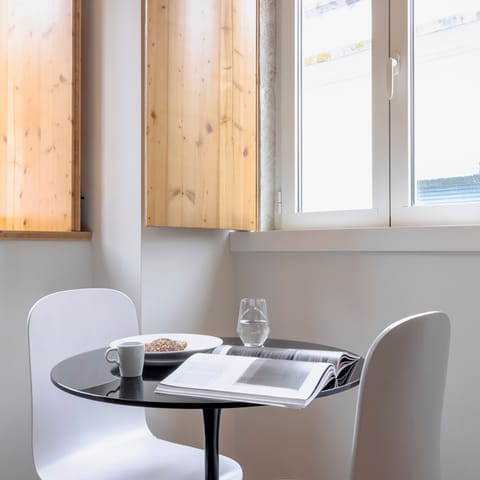 The luminous dining corner