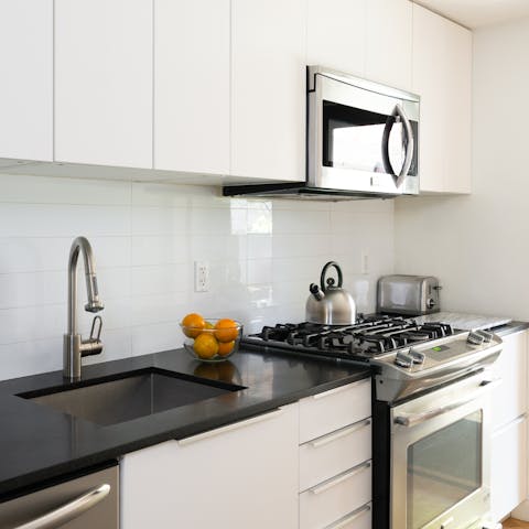 Extended kitchen counter