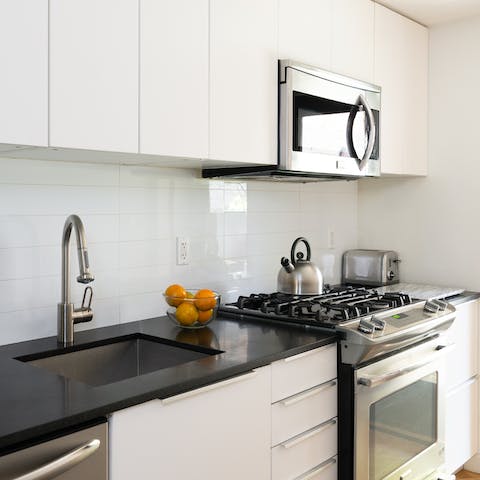 Extended kitchen counter