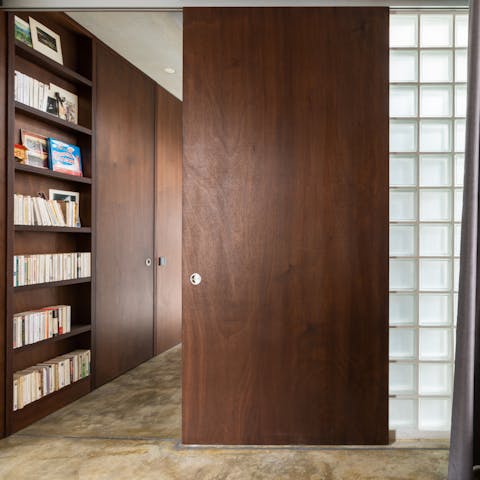 Bespoke cabinetry in a warming tone