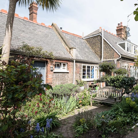 Enjoy sitting out in the nature-filled garden