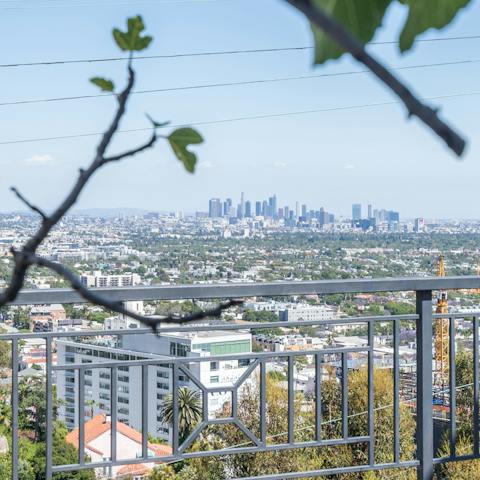 Take in views across the entire city