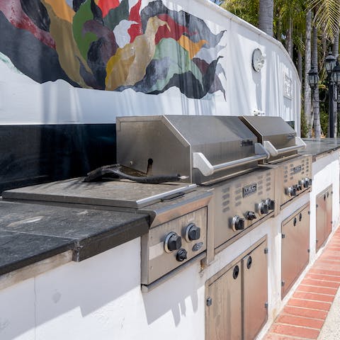 Get to grips with this serious barbecue setup