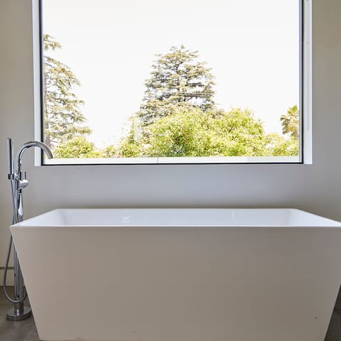 Bath with a view