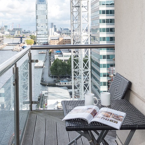 Start your day with coffee on the balcony