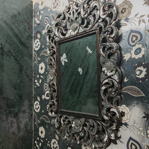 The fairy-like tiles in this ensuite