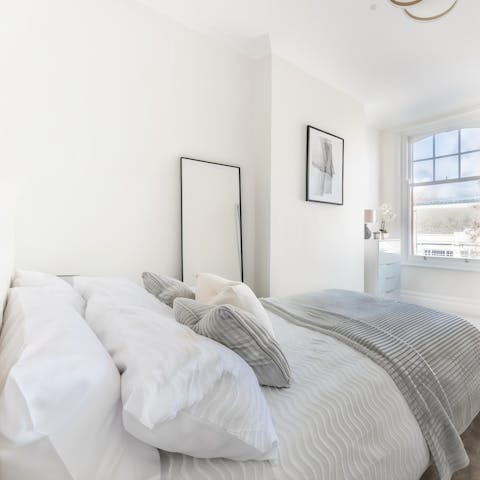 Sink peacefully into sleep in the cosy bedroom