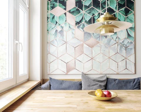 The golden PH-inspired lamp