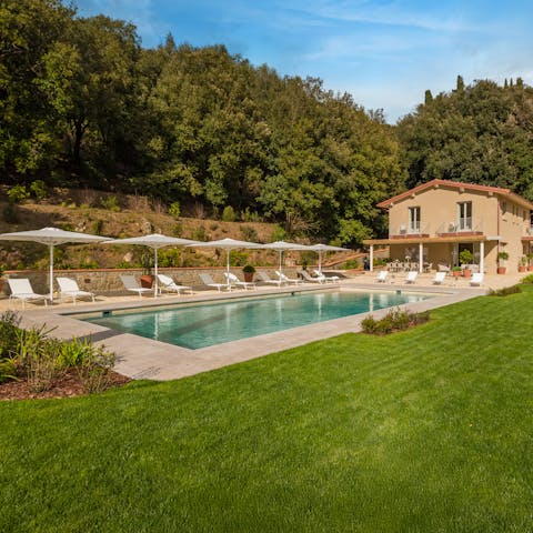 Relax in acres of private garden