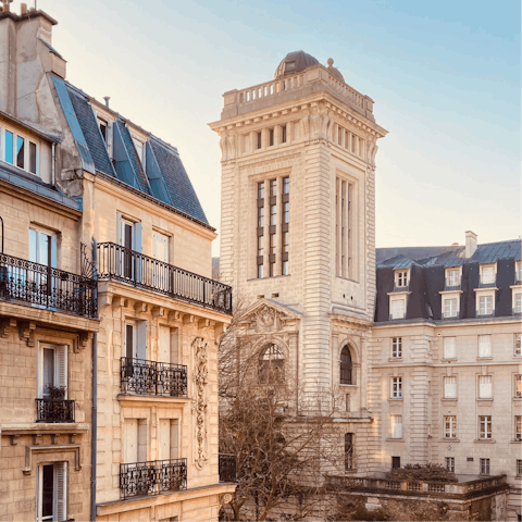 Stay in chic Saint-Germain-des-Prés, surrounded by museums, cafes, and restaurants