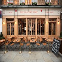 Feast on traditional British cuisine at The Grazing Goat