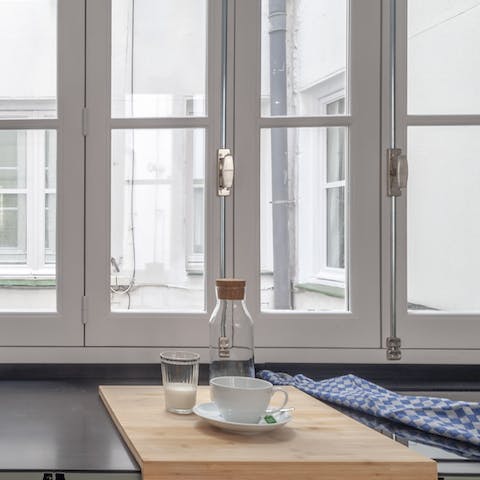 The bright breakfast spot