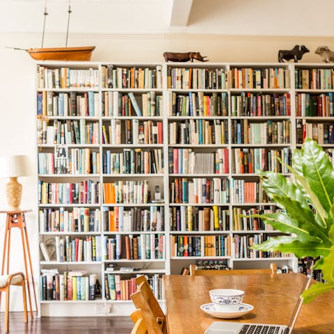 vast collection of books