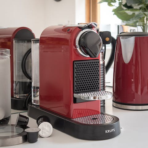 Start the mornings with a nespresso
