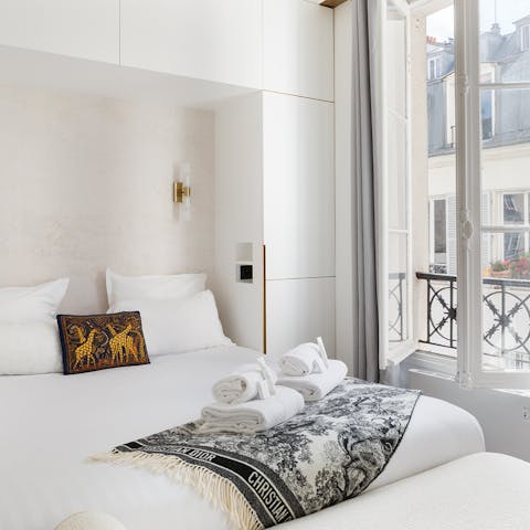 Wake up feeling rested and ready for another day of Paris sightseeing