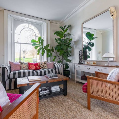 Spend cosy nights at home or wander to a local restaurant