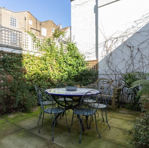 Find the perfect spot for evening drinks on the terrace