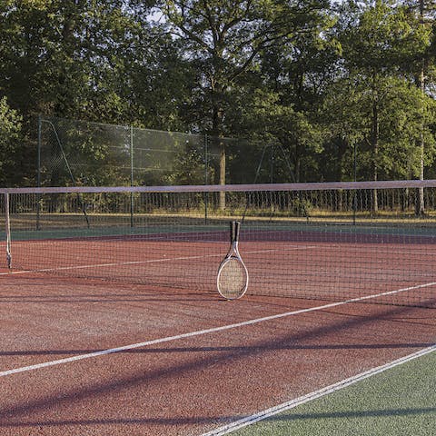 Claim victory on the tennis court
