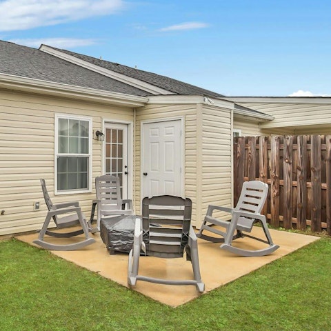 Spend sunny days catching up with friends in the garden