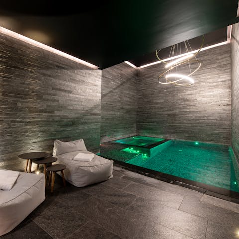 Treat your senses to a rejuvenating session in the home spa