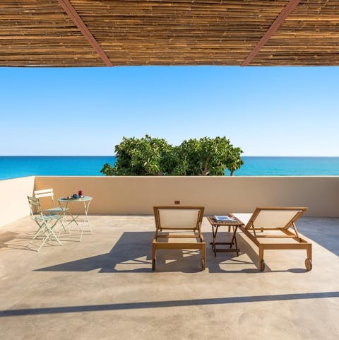 Find the perfect spot for sunset drinks on the terrace