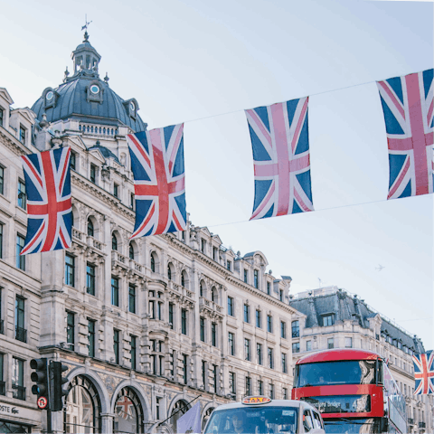 Immerse yourself in the magic of central London – a short tube ride away