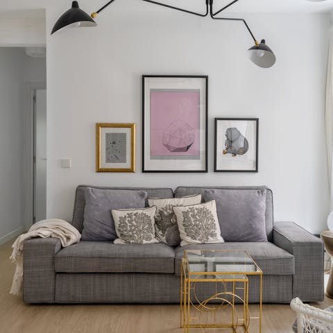 The bold geometric art