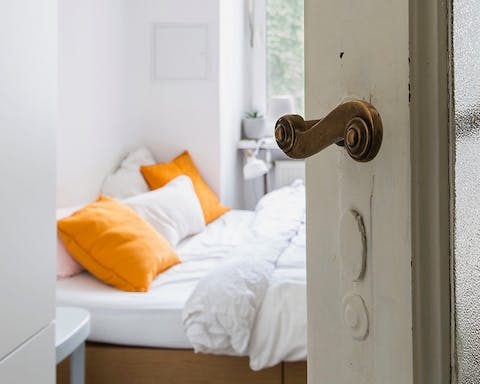 The Art Nouveau door handles