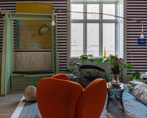 The bright and vibrant colour palette