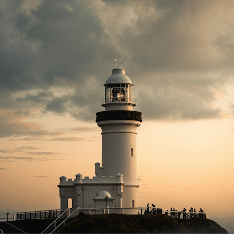 Watch the sunset from Byron Bay Lighthouse