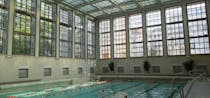 Start off your morning with a quick swim at Stadtbad Mitte