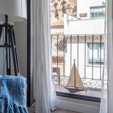 The four beautiful balconies
