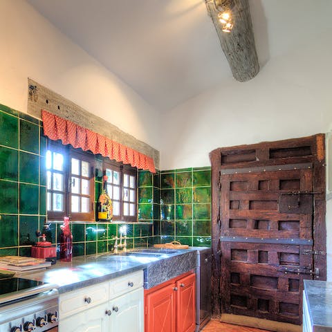 Admire the property's original features