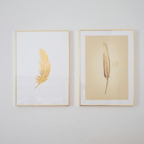 The feather art