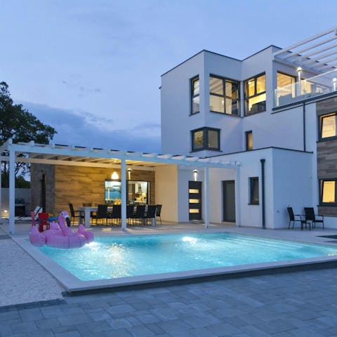 Enjoy poolside fun from morning to night