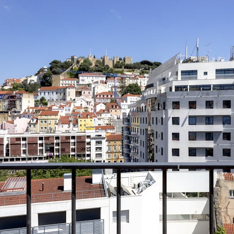 The view of the castle