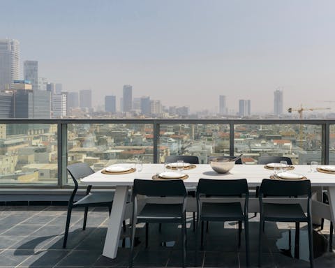 Breath-taking views from the terrace